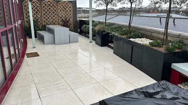 Jet Washing Rooftop Gardens
